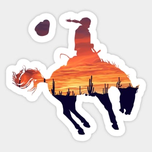 Bronco Rider 2: Desert Sunset Sticker